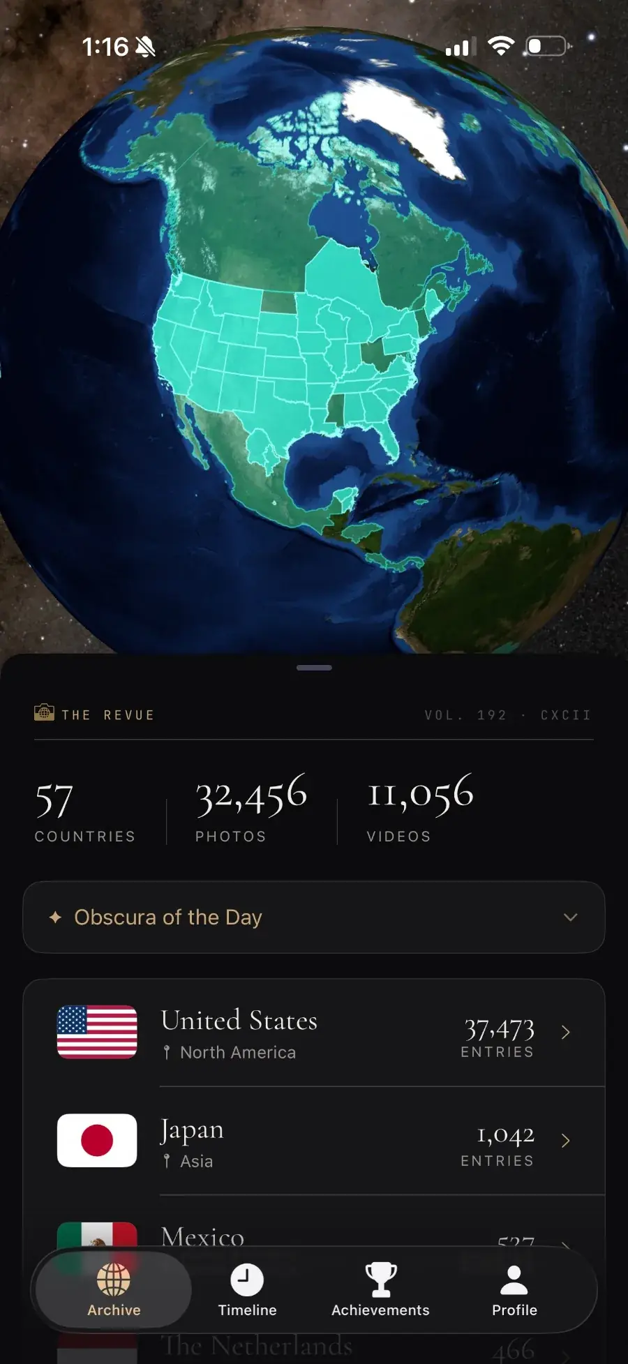 Globe archive