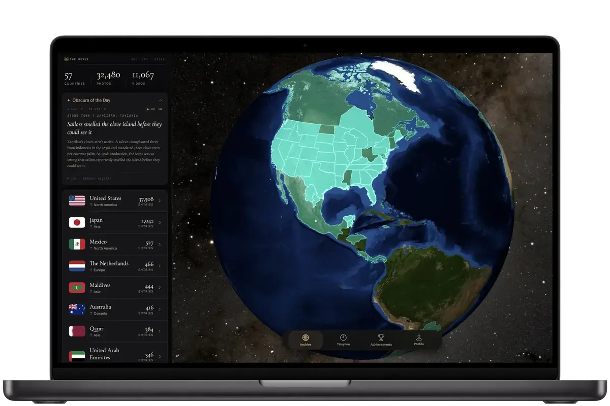 TripRevue on Mac